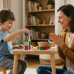 Teaching children to share and take turns