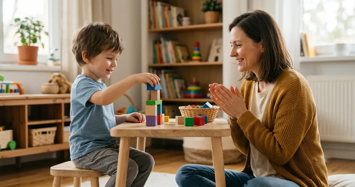 Teaching children to share and take turns
